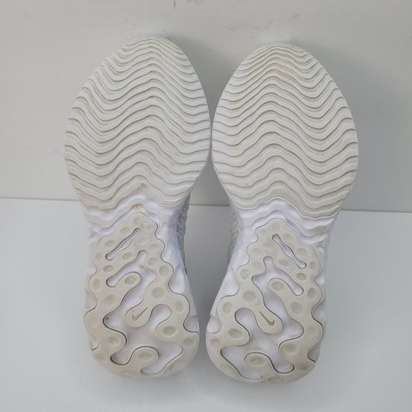 Nike Phantom Run Flyknit 2 Pure Platinum Women's Shoes CJ0280-100 US Size 8.5 - Picture 7 of 8